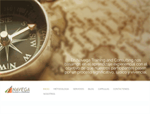 Tablet Screenshot of navegatraining.com
